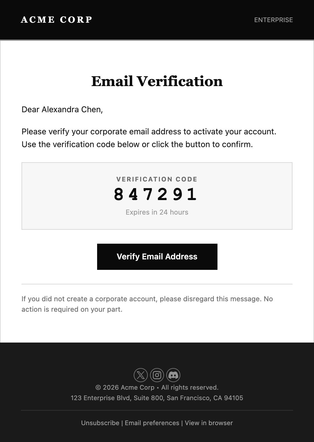 Verify Email